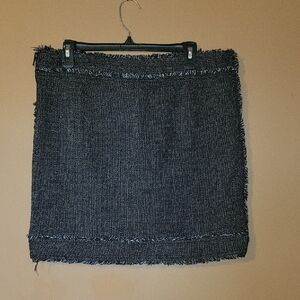 Nine West Black Tweed Mini Skirt